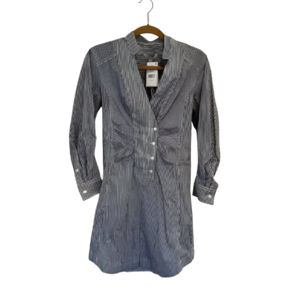 Derek Lam 10 Crosby Beverly Stripe Shirtdress